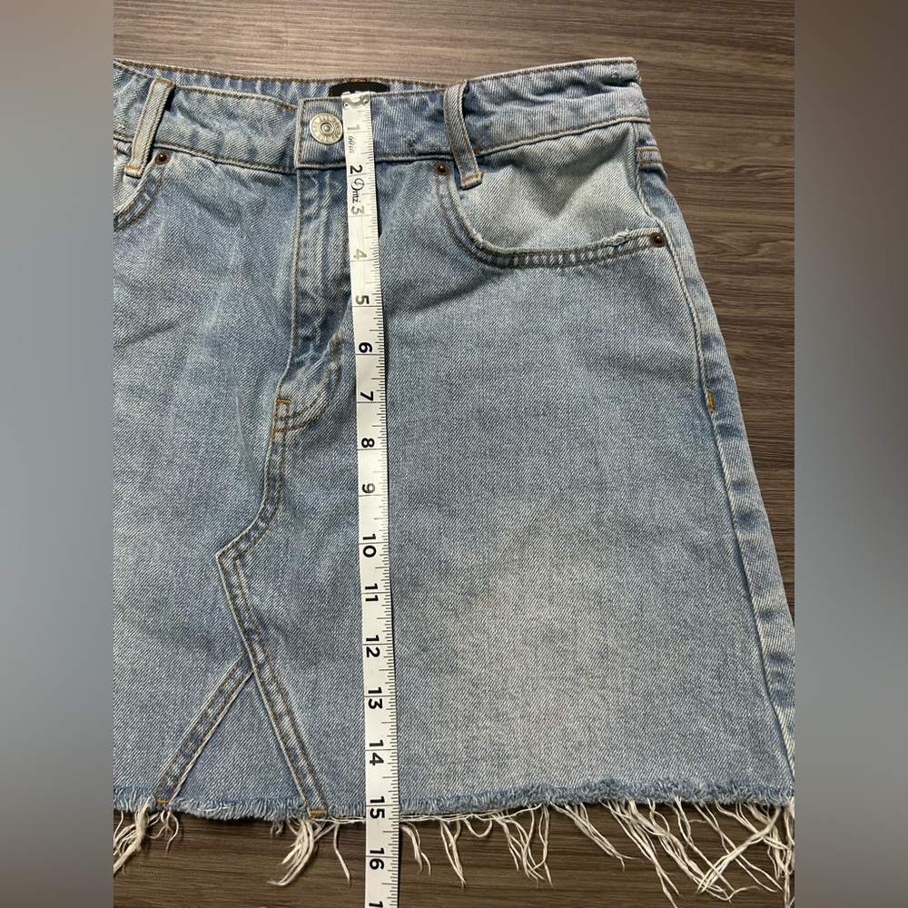BDG Urban Outfitters Blue Jean Skirt Size Medium - Picture 5 of 6